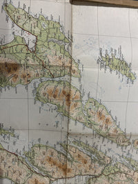 GLASGOW OBAN & THE SOUTHERN ISLES Cloth  Ordnance Survey Quarter In Sheet 4 1923