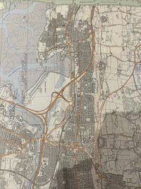 PORTSMOUTH and HAVANT Pathfinder 1304 Ordnance Survey Sheet 1:25000 1988