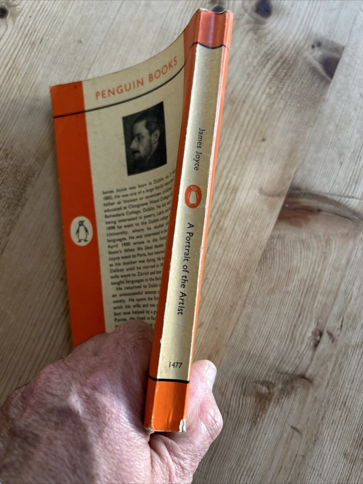 A PORTRAIT OF THE ARTIST AS A YOUNG MAN James Joyce Penguin Books 1960 No 1477