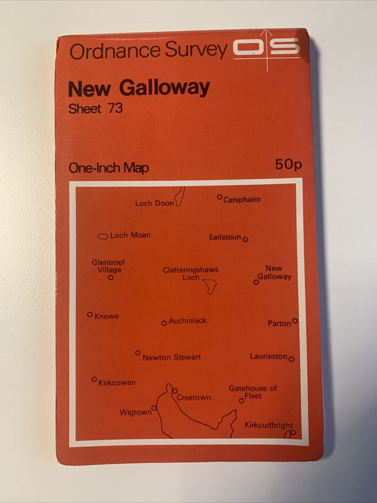 New Galloway Ordnance Survey One Inch Map Sheet 73 1965 Wigtown Glenkens