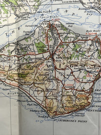 ENGLAND SOUTH Ordnance Survey Paper Quarter Inch Map 1945 Sheet 11 Southampton