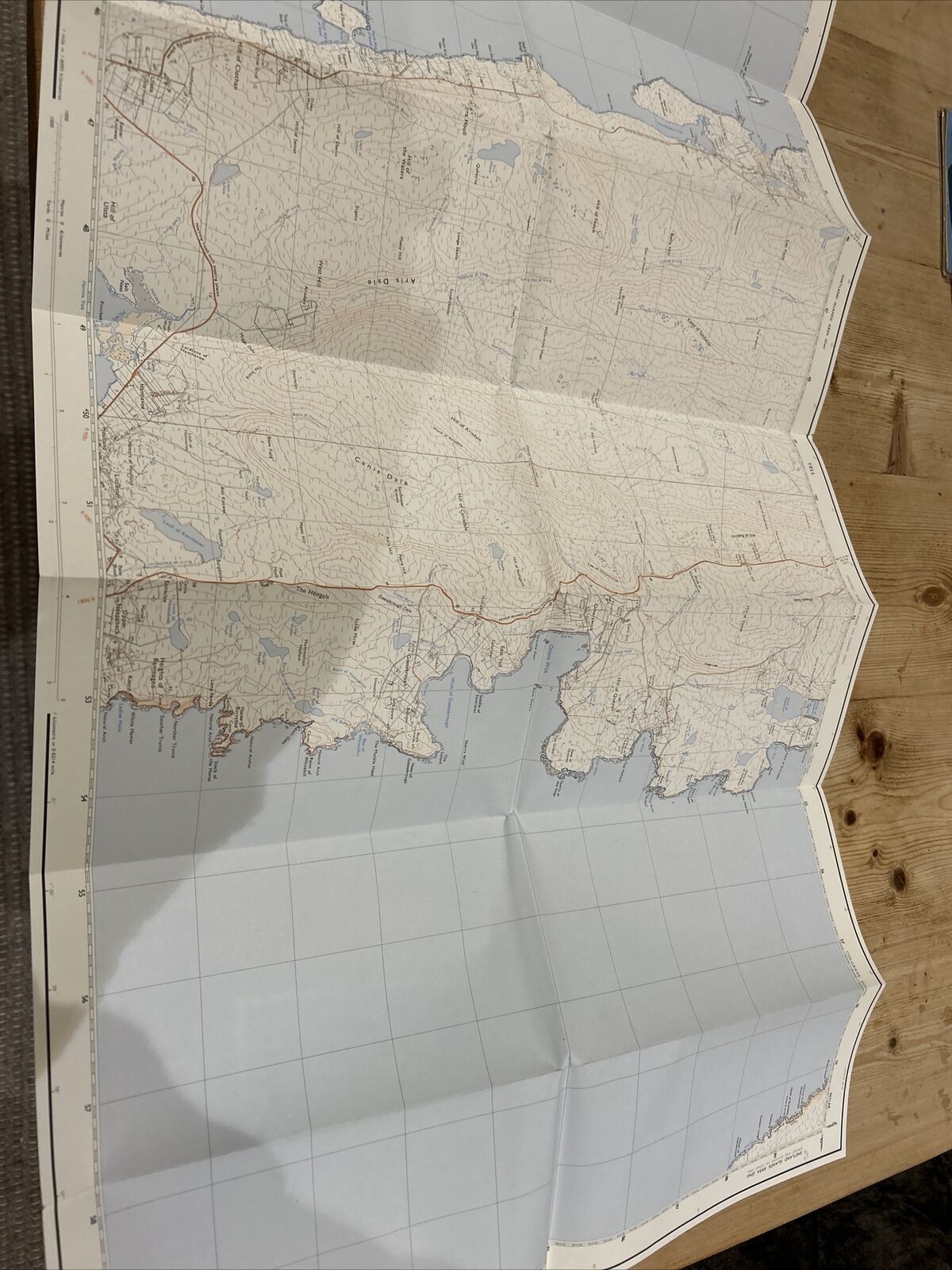 OTTERSWICK Ordnance Survey Second Series 1:25,000 Map HU48/58 1976 Shetland