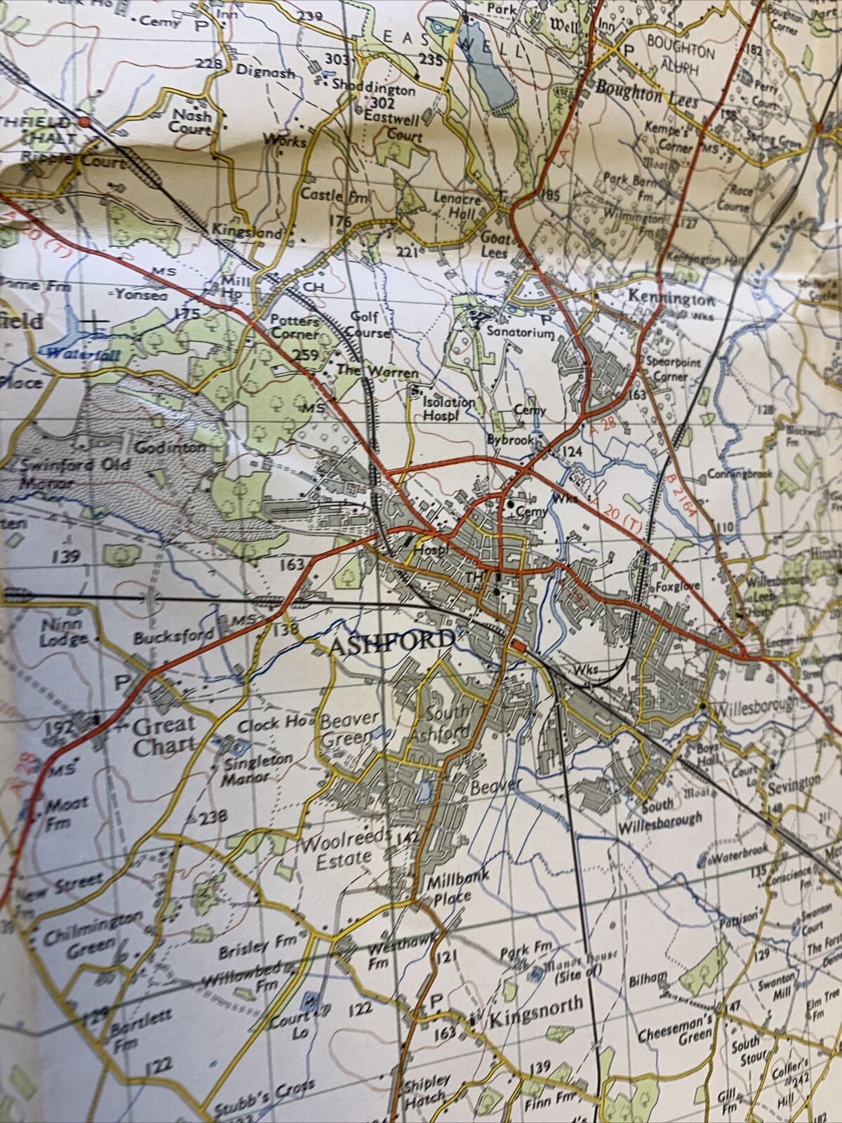 Chatham & Maidstone No 172 1957 Seventh Series Ordnance Survey One Inch Map