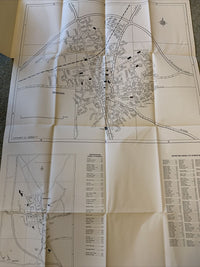 ROYSTON & BUNTINGFORD - Barnett’s 1970s? Plan Map - Advertising