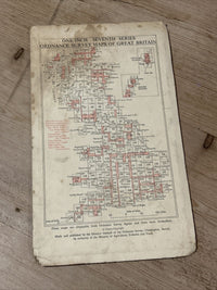 BLACKBURN & BURNLEY Ordnance Survey 1961 Seventh Series Sheet 95 Clitheroe