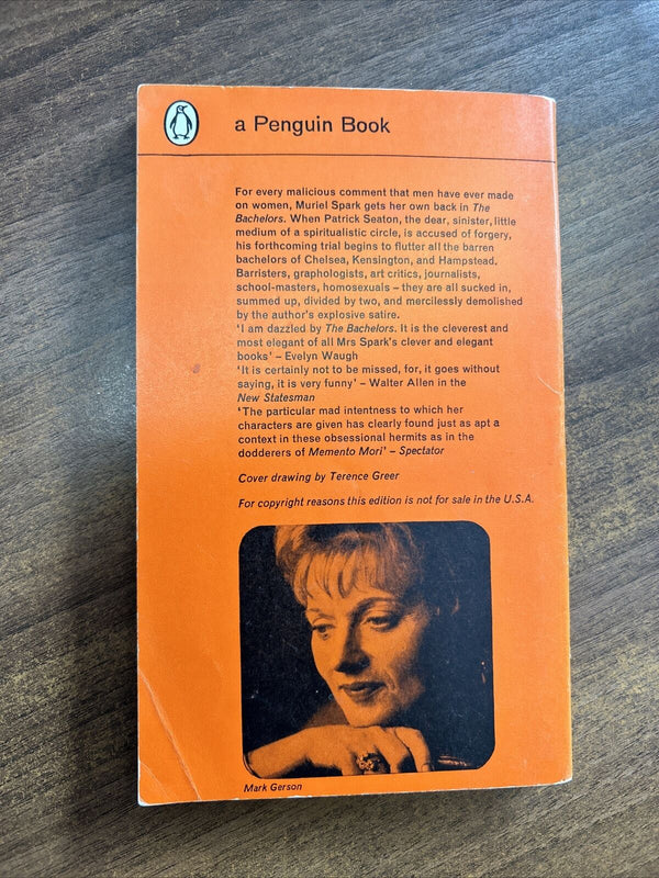 THE BACHELORS - Muriel Spark - Penguin Books 1965 No 1910