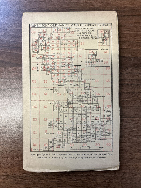 PEMBROKE Ordnance Survey CLOTH Map 1946 Sixth Series Sheet 151 Milford Haven