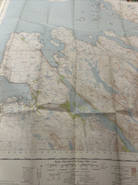 GAIRLOCH  Ordnance Survey Seventh Series Paper One inch 1958 Sheet 19 Ewe
