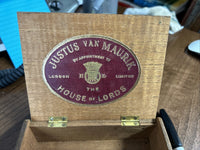 JUSTUS VAN MAURIK House of Lords Cigar Box Wood Wooden City Rothschilds No 1