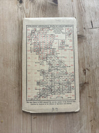 TAUNTON & LYME REGIS Ordnance Survey Sixth Series Paper Map 1945 Sheet 177