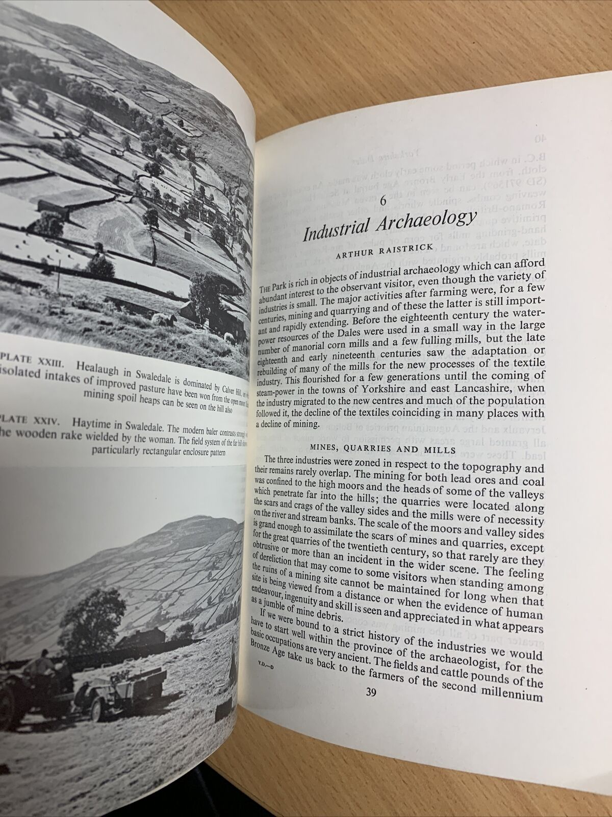 YORKSHIRE DALES National Park HMSO Guide 1971 Maps Photos 