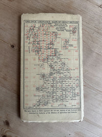 KELSO Scotland Ordnance Survey CLOTH One Inch Sheet 81 Popular Edition 1926