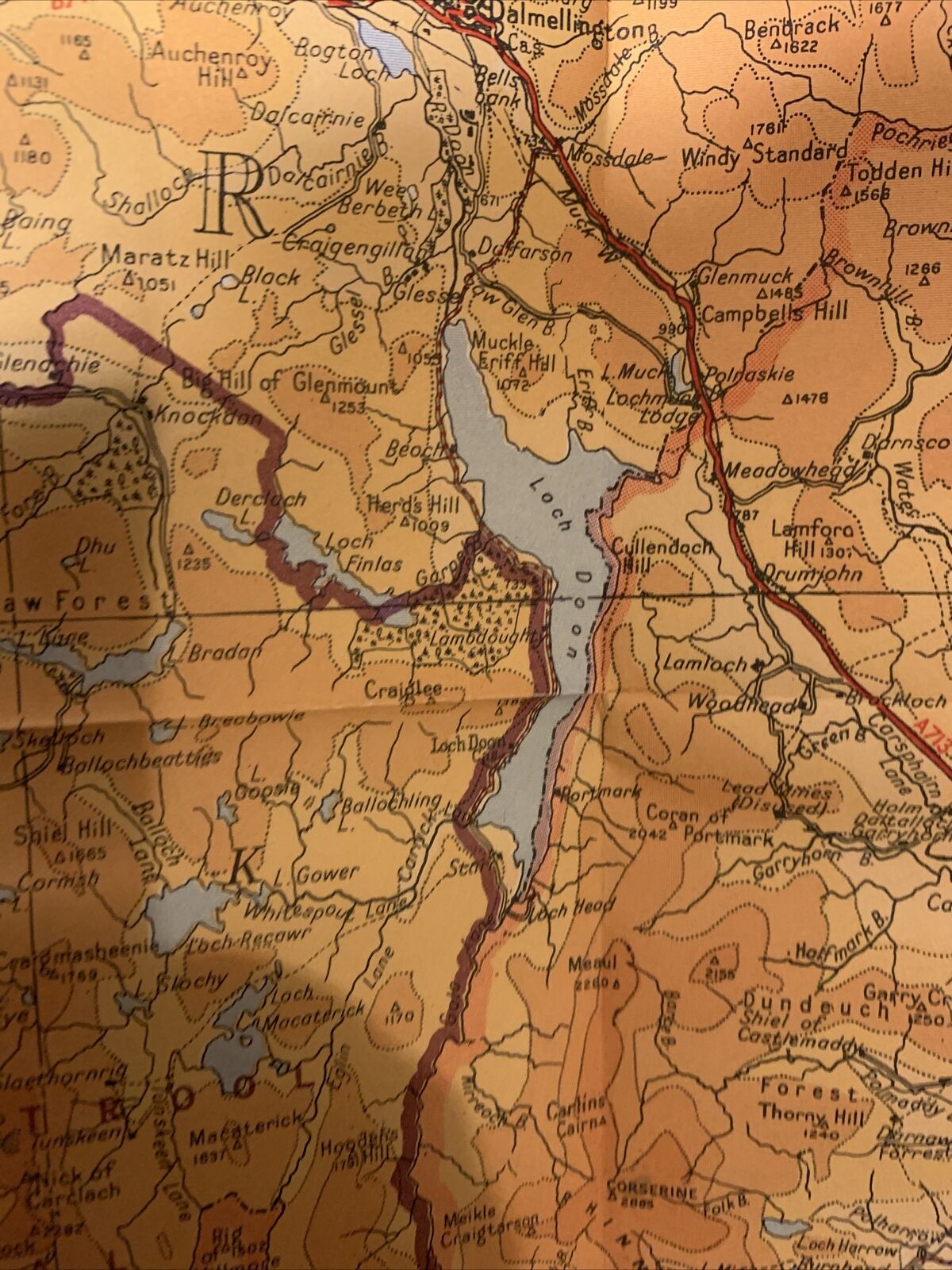 KIRKCUDBRIGHT & WIGTOWN Sheet 30 Johnstons New 2 Miles To 1 Inch Map - 1950?