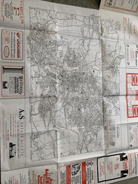 BEDFORD - SP Maps 1970s? Plan Map - Advertising Guide