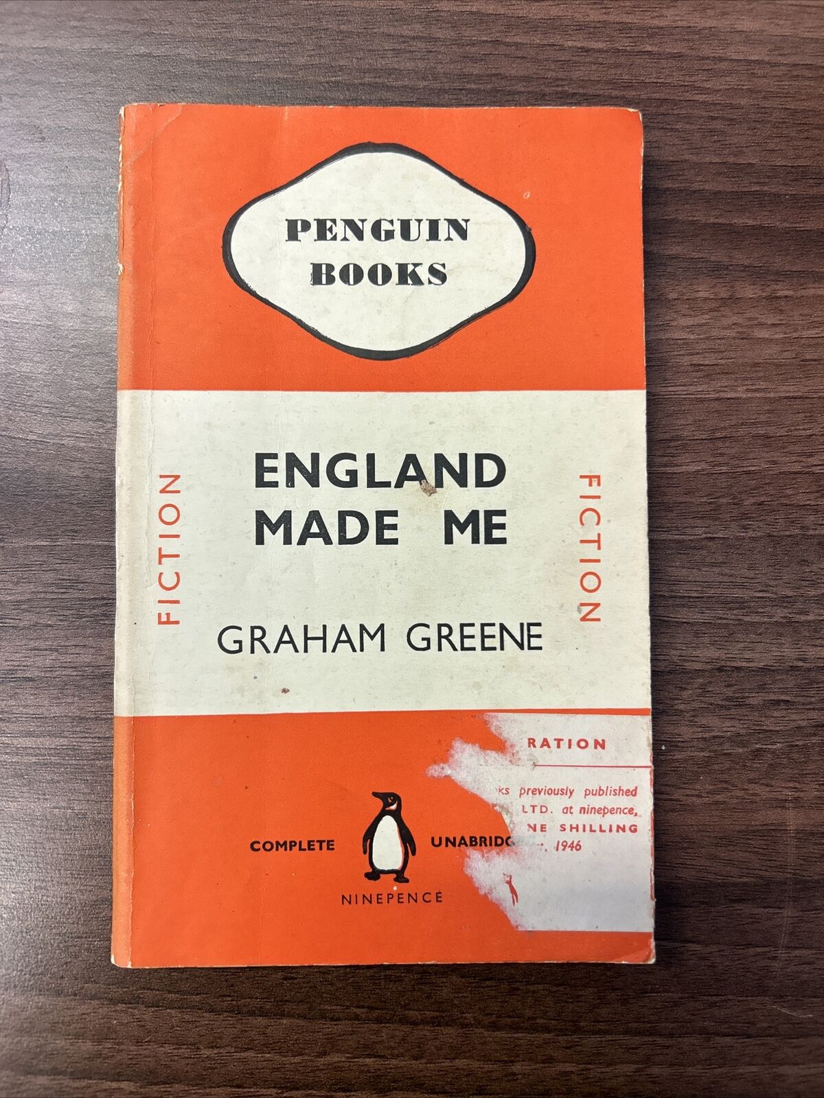 ENGLAND MADE ME - Graham Greene - Penguin Paperback No 392 1945