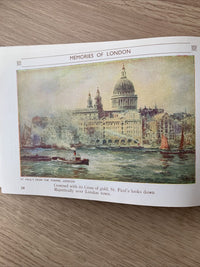 Memories Of London - Valentine & Sons - Souvenir Pictures Good Condition 1952