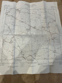 BYTHORN & KEYSTON Ordnance Survey Sheet TL07 Map 1:25,000 First Series 1955