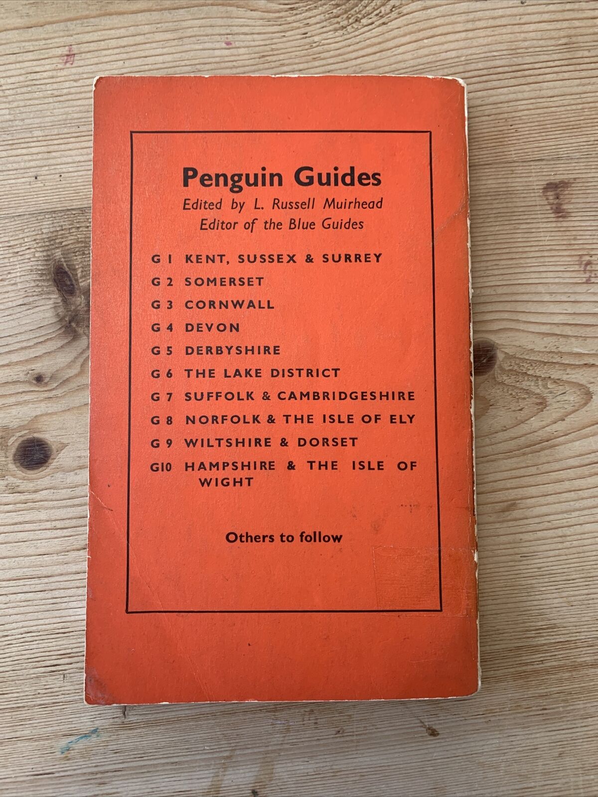 LAKE DISTRICT - Penguin Guides G6 1947 Paperback Ed By L Russell Muirhead