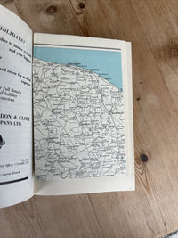 NORTH NORFOLK SHERINGHAM Hunstanton Ward Locks Red Guide Dust Jacket Maps