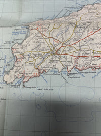 FISHGUARD Ordnance Survey Map 7th Series No 138 1952 Haverfordwest Ramsey Island