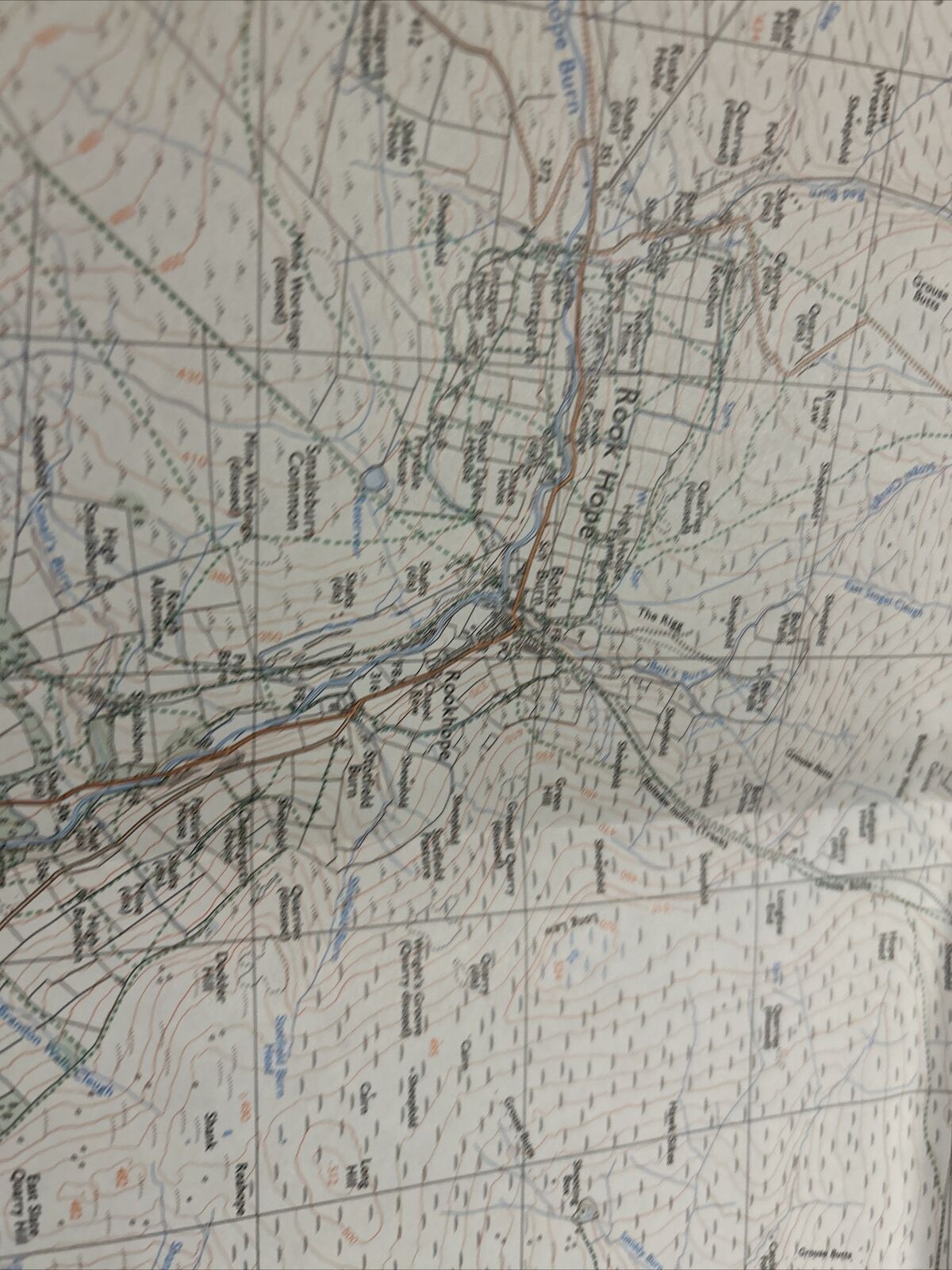 ALLENHEADS & ROOKHOPE Pathfinder Ordnance Survey 1:25000 1982 No 570 Copthill