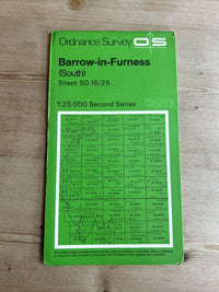 BARROW IN FURNESS South - Ordnance Survey Second Series Map SD16/26 1977