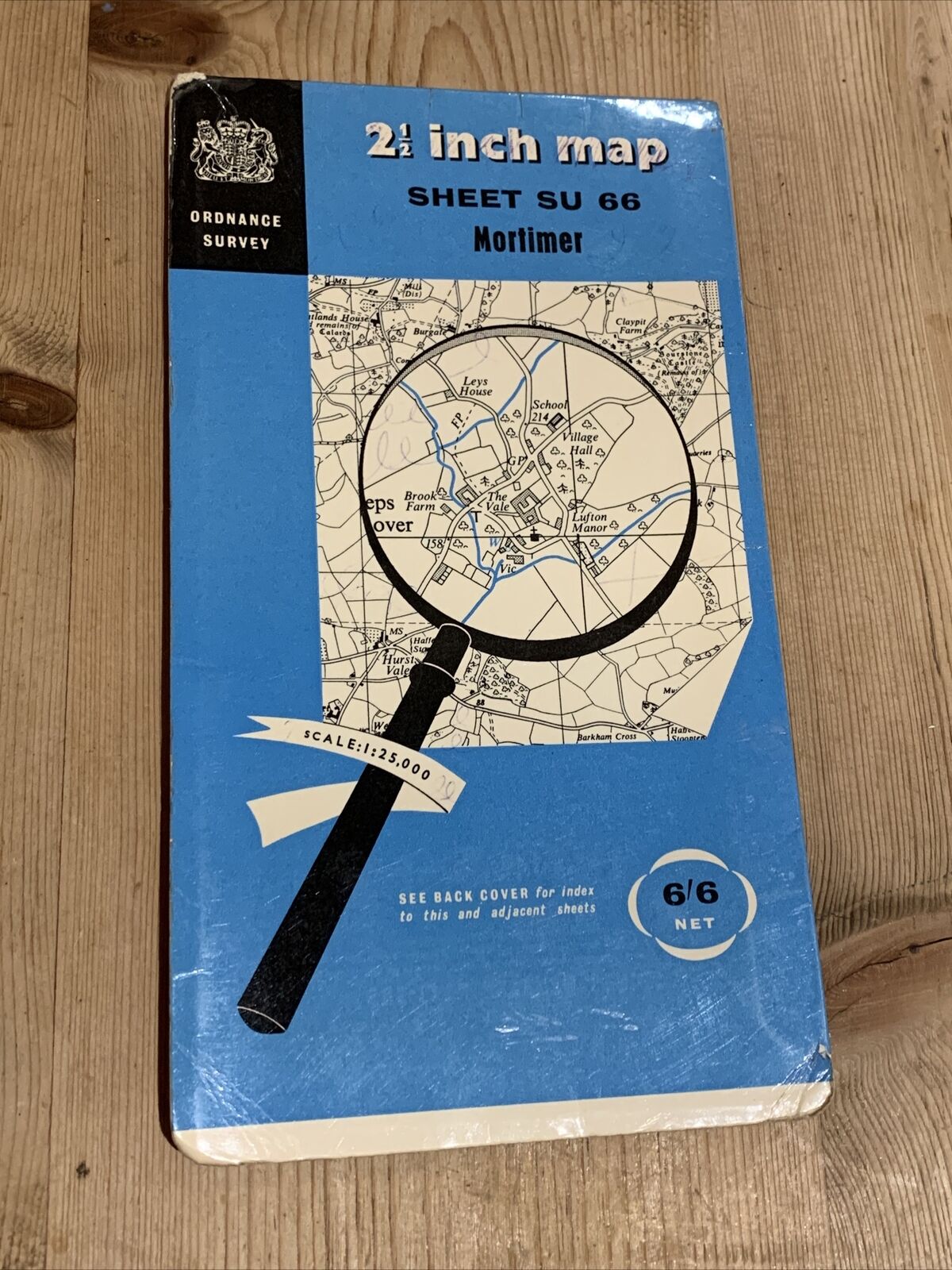 MORTIMER Ordnance Survey 2 And A Half Inch Map 1:25000 1961 Sheet SU66 Padworth