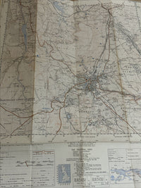 BUXTON LONG HILL DOVE HOLES - Ordnance Survey CLOTH Sheet 43/07 1:25000 1948