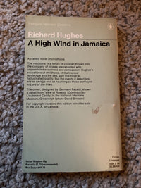 A HIGH WIND IN JAMAICA  By Richard Hughes 1974 Penguin Modern Classic