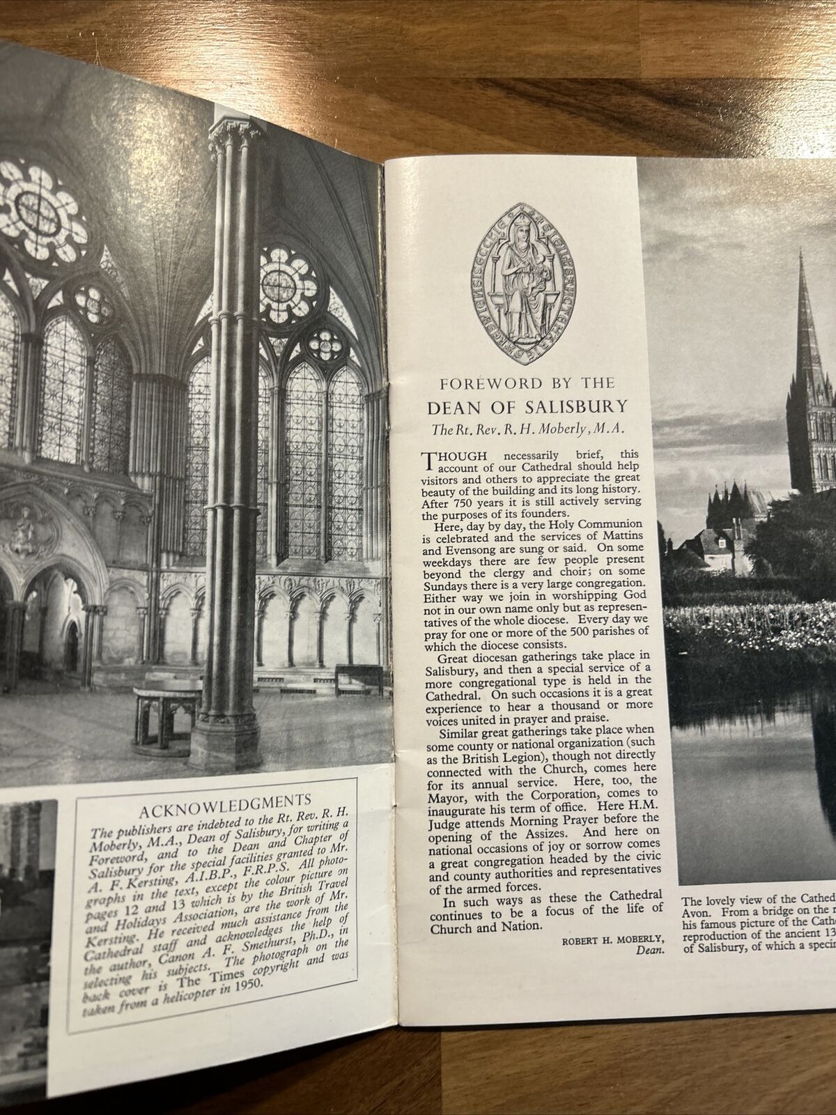 SALISBURY CATHEDRAL Pictorial History 1960s Pitkin Guide Photos Plans History