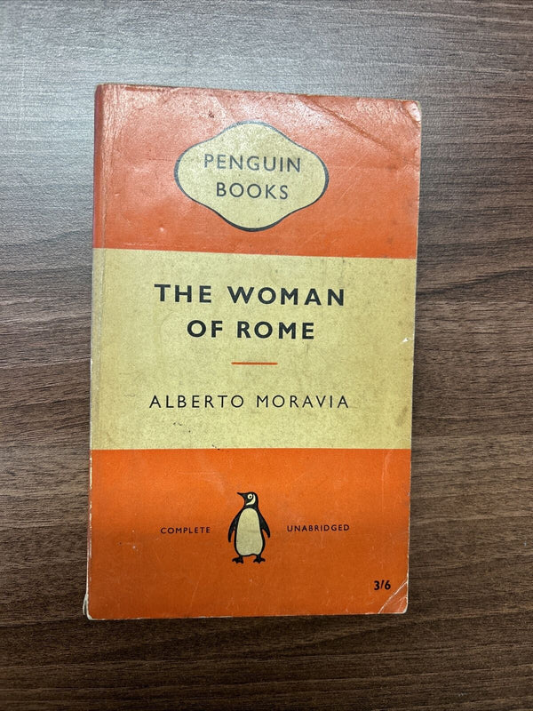 THE WOMAN OF ROME - Alberto Moravia - Penguin Fiction 1959 No 880 Rome Italy