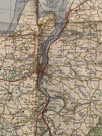 BARNSTABLE Devon Ordnance Survey Paper Map 1960 Seventh Series No 163