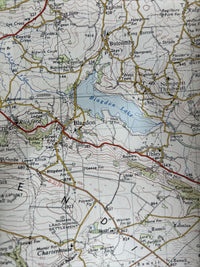 WESTON SUPER MERE Ordnance Survey Seventh Series Paper 1-inch 1958 Sheet 165