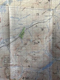 GLENCOE Ordnance Survey One Inch Sheet 47 Good Condition 1956 Scotland Cashlie