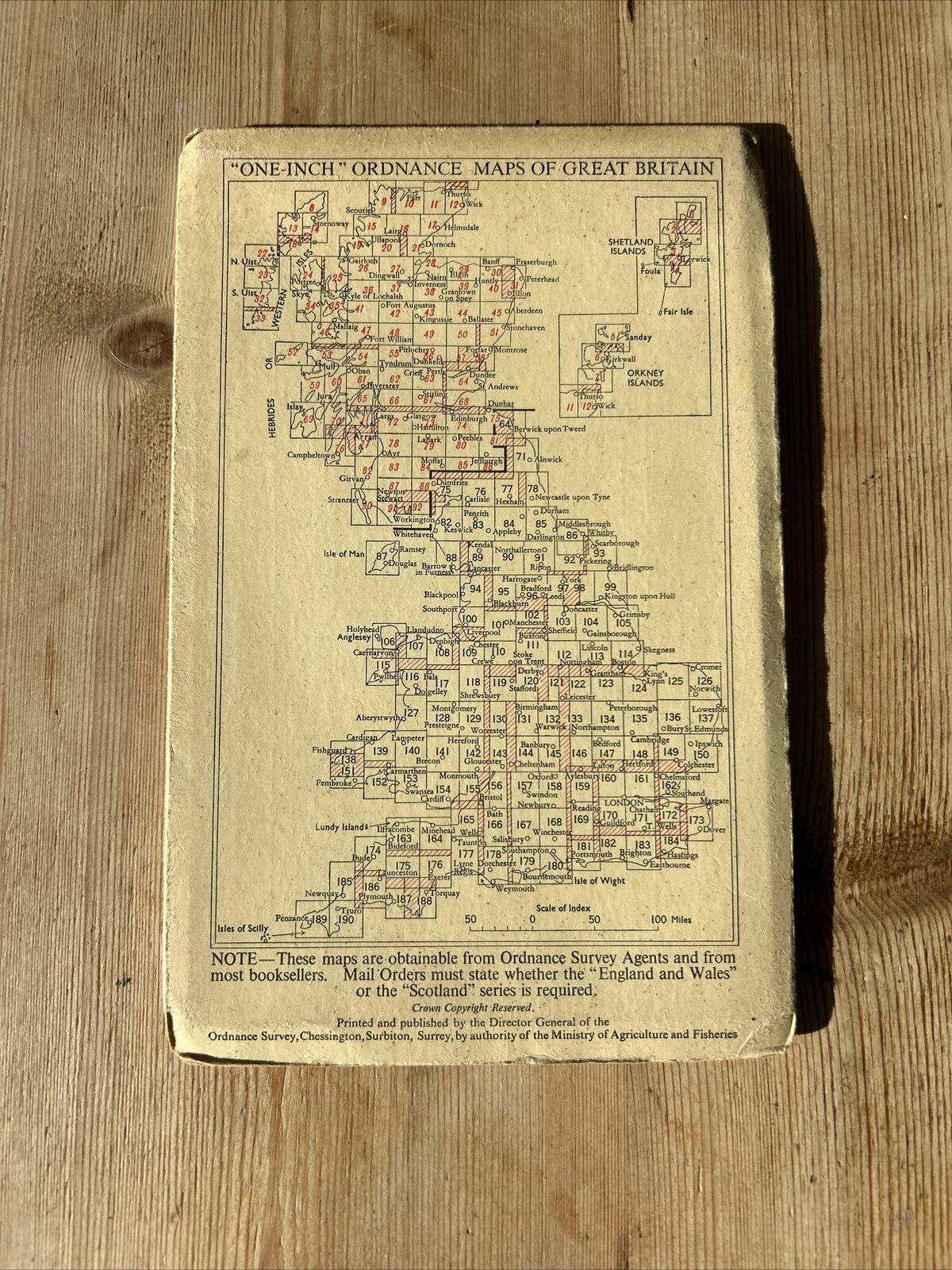 DENBIGH Ordnance Survey Seventh Series Paper One inch 1952 Sheet 108 Mold Ruthin