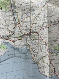 STRANRAER Ordnance Survey One Inch Sheet 79 Good Condition 1963 Glenluce