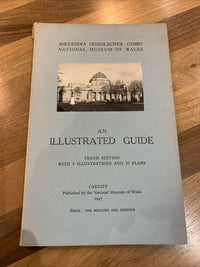 NATIONAL MUSEUM OF WALES 1947 Illustrated Guide Plans Maps Photos