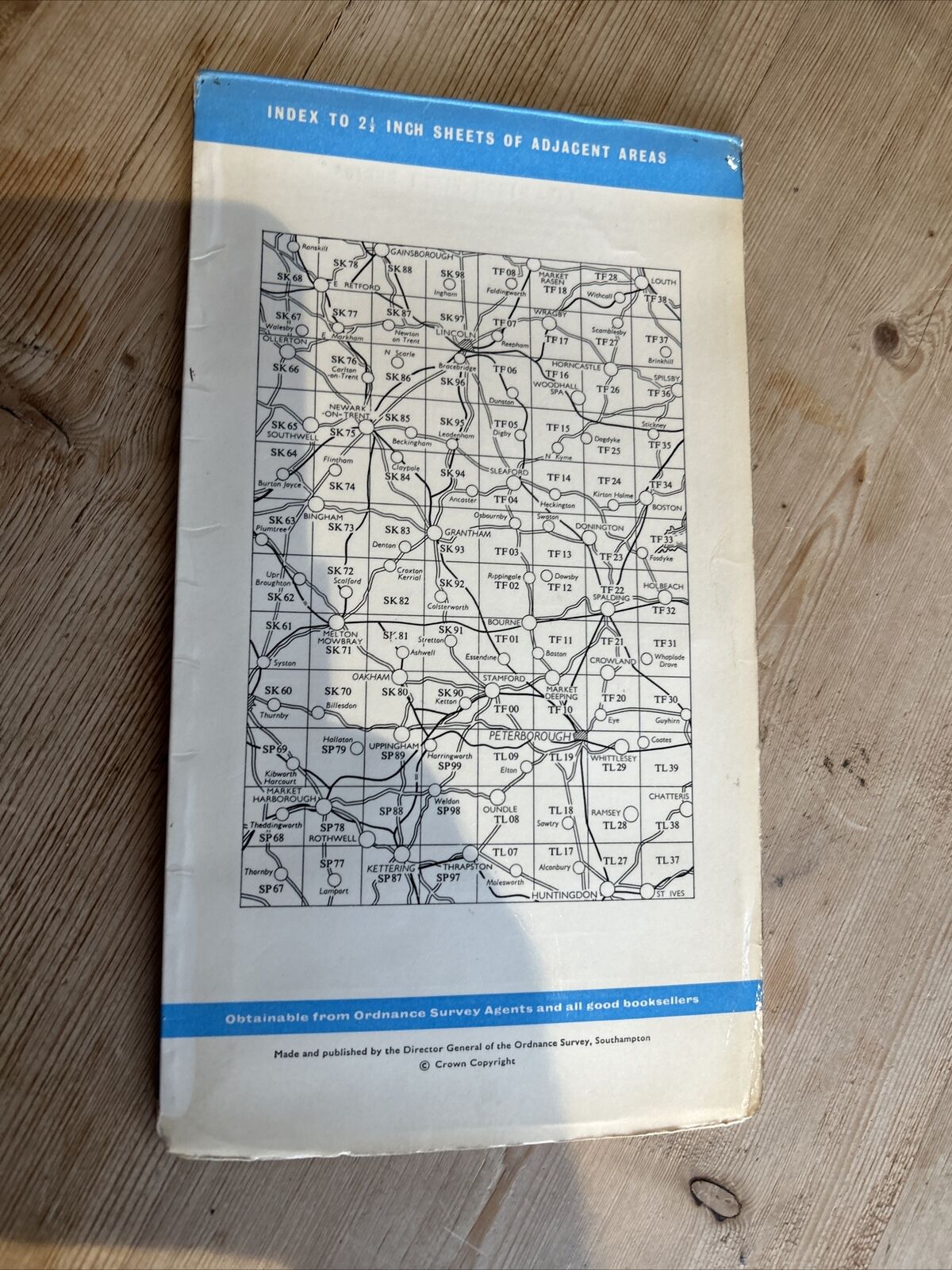 HARRINGWORTH 1955 Ordnance Survey Sheet SP99 2 & Half Inch MAP Bulwick Fineshade