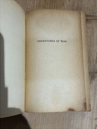 UNDERTONES OF WAR - Edmund Blunden - Penguin Travel & Adventure No 82 1936