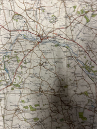 FAKENHAM Ordnance Survey Sixth Series CLOTH One inch 1946 Sheet 125 Swaffham