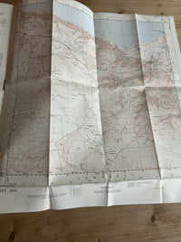 PORLOCK Ordnance Survey Sheet SS84 Two & Half Inch MAP 1962 Luccombe