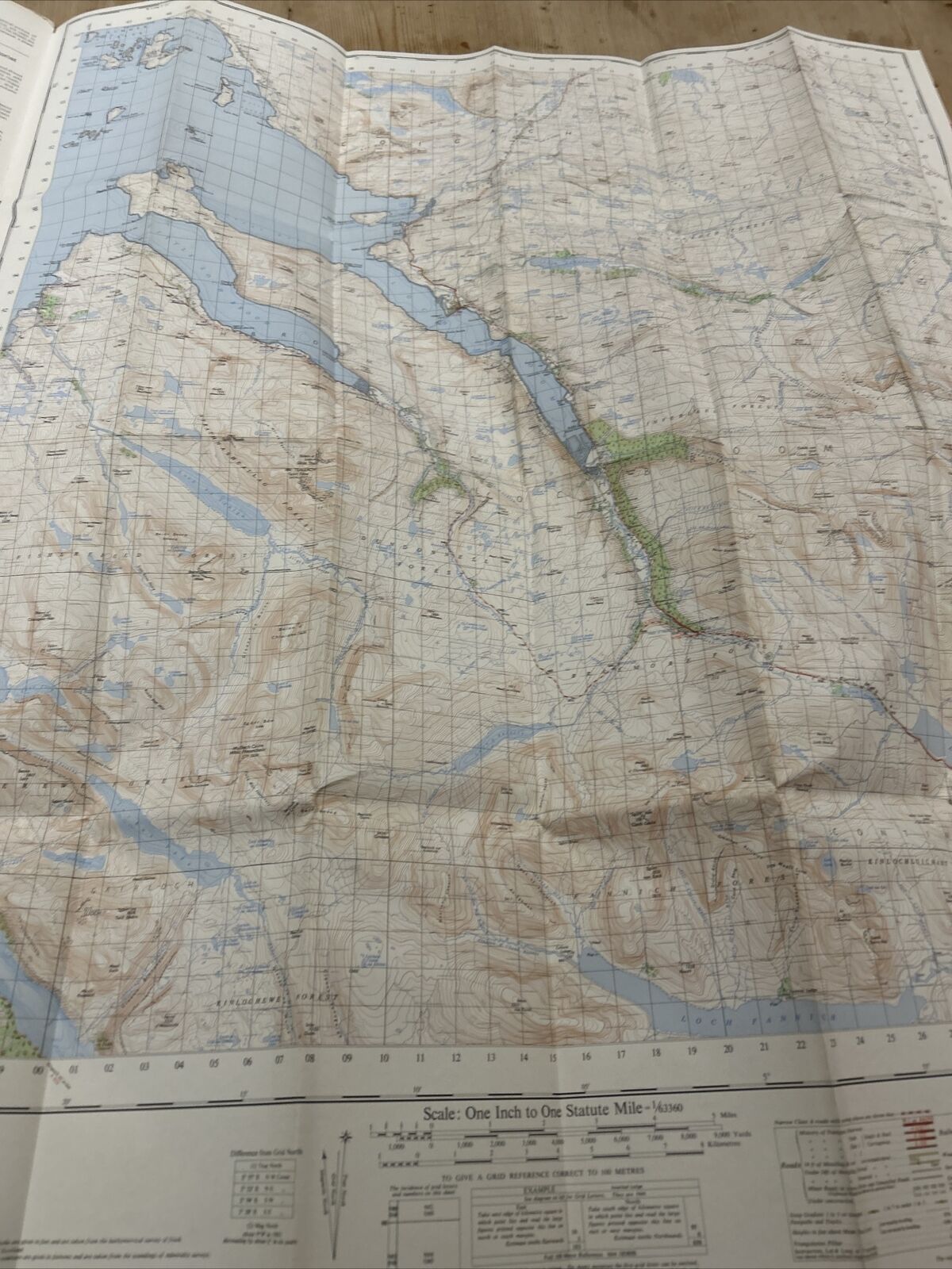 ULLAPOOL Ordnance Survey Map One Inch 1958 Sheet 20 Scotland Loch Broom