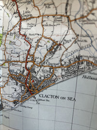 IPSWICH Ordnance Survey Sixth Series One Inch Map 1949 Sheet 150 Clacton On Sea