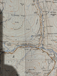 KELD Ordnance Survey 1:25,000 First Series Sheet NY80 1960 Ravenseat