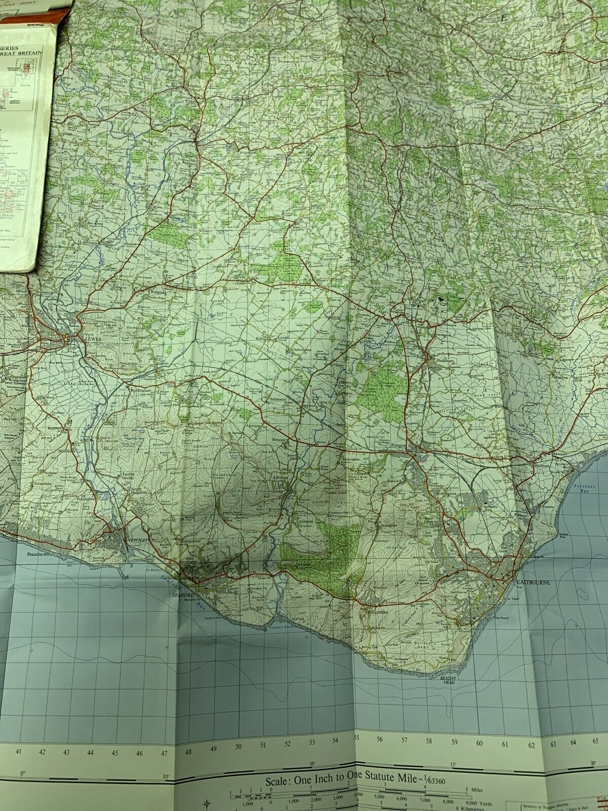 Eastbourne - Ordnance Survey Seventh Series One Inch Map 1964 Sheet 183