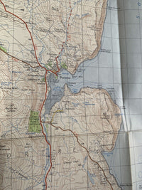 PORTREE Skye Scotland - Ordnance Survey One Inch Sheet 25 Seventh Series 1962