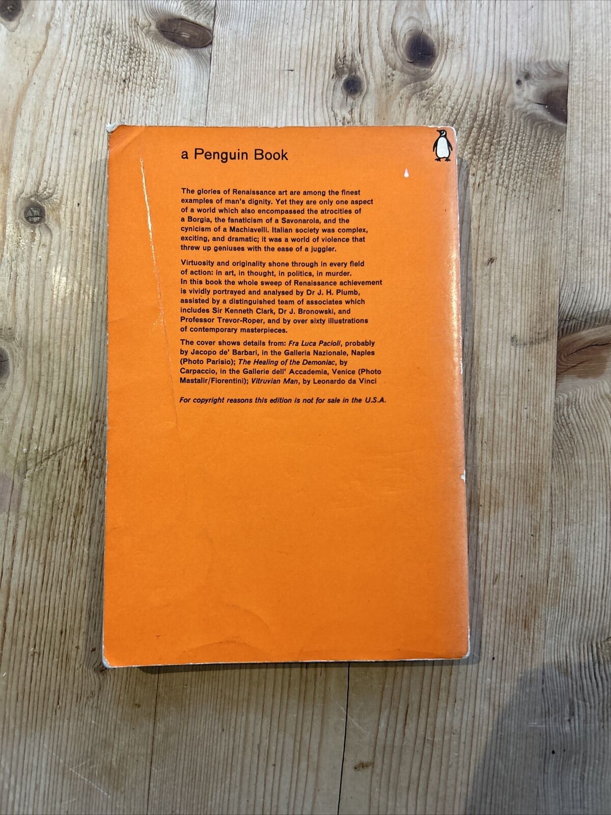 THE PENGUIN BOOK OF THE RENAISSANCE - J H Plumb Penguin Paperback 1964 Pictures