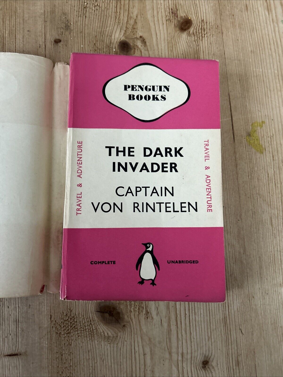 THE DARK INVADER Captain Von Rintelen Penguin Books No 60 1939 Dust Jacket