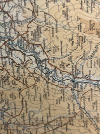 CARLISLE No 2 CLOTH Ordnance Survey Half Inch 1913 Dumfries Penrith