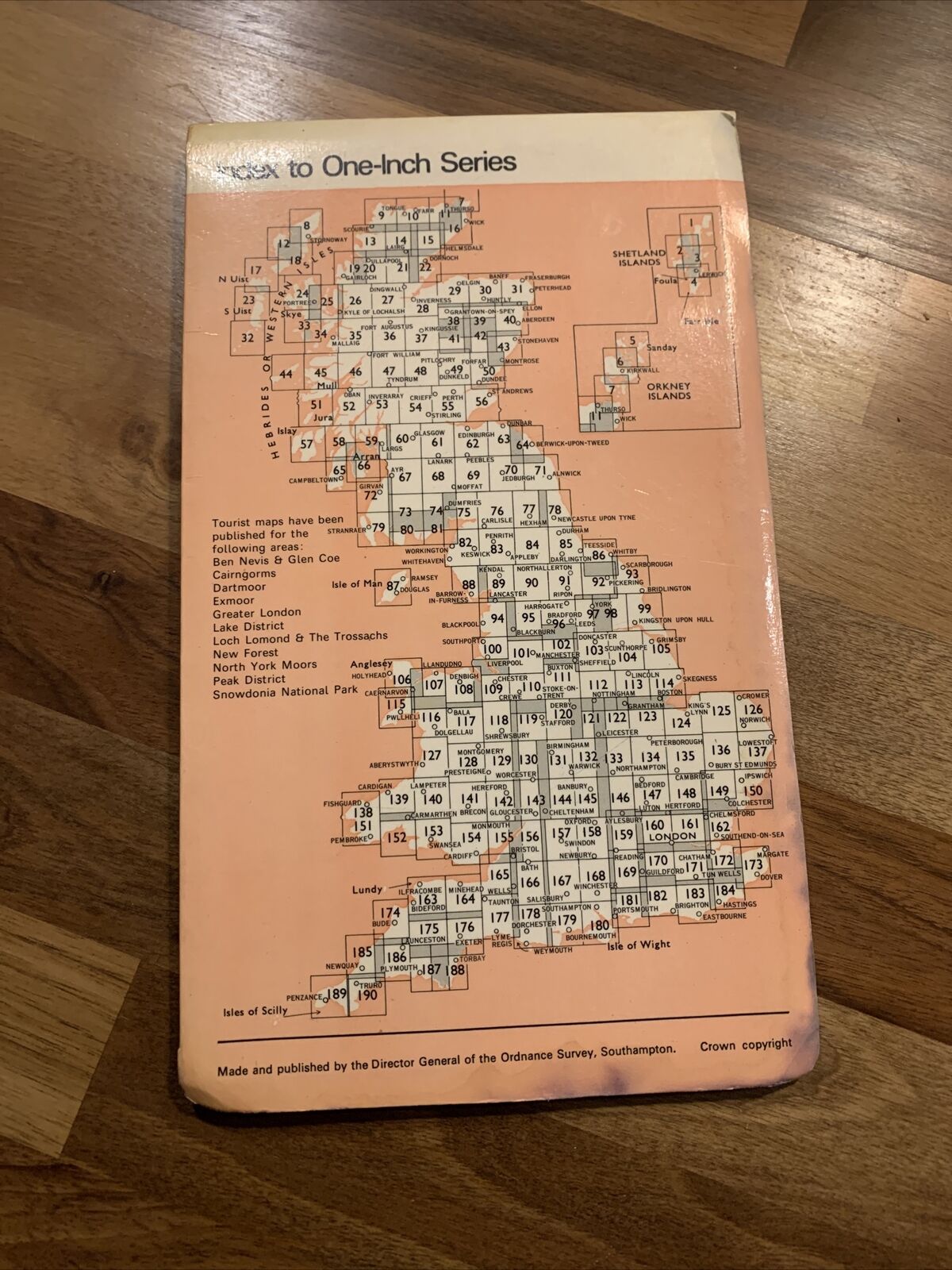 BOURNEMOUTH Ordnance Survey Map One Inch 1971 Sheet 179 Swanage Verwood